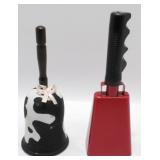 2 Cowbells - One Handmade & One Sporting Bell