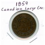 1859 Canadian Large Cent