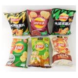 6 Bags Thai and Chinese Chips