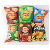 6 Bags Thai and Chinese Chips