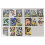 Group of 16 Aaron Rodgers Football Cards