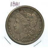 1881 Morgan Silver Dollar