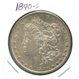 1890-S Morgan Silver Dollar