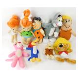 * Vintage Cartoon Plush Group of 9