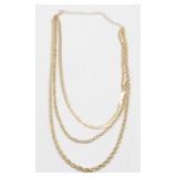 20" 3-Way Gold Necklace - New