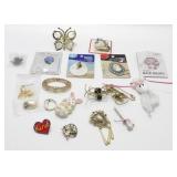 15 Assorted Costume Pins