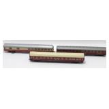 Lot of 3 Model Railway Passenger & Sleeper Cars -