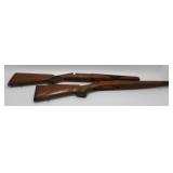 * 2 Wooden Bolt Action Rifle Stocks - 1 Ruger, 1