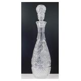 * Vintage Glass Wine Decanter - 15" Tall