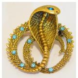 Cobra Brooch