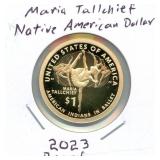 Maria Tallchief 2023 Proof Native American Dollar