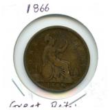1866 British Large Cent