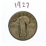 1927 Standing Liberty Silver Quarter