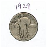 1929 Standing Liberty Silver Quarter