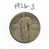 1926-S Standing Liberty Silver Quarter