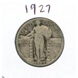 1927 Standing Liberty Silver Quarter