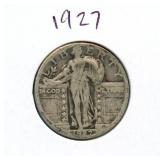 1927 Standing Liberty Silver Quarter