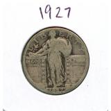 1927 Standing Liberty Silver Quarter