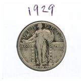 1929 Standing Liberty Silver Quarter