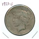 1923-S Peace Silver Dollar