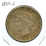 1923-S Peace Silver Dollar