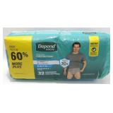 New 32 Pack of Depend Men Fresh Protection
