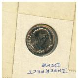Imperfect Roosevelt Dime