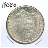 1902-O Morgan Silver Dollar