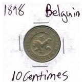 1898 Belgium 10 Centimes
