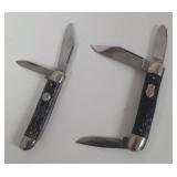 2 Imperial Pocket Knives - Three Blade and a Two