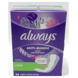 Always Anti-Bunch 54 Liners
