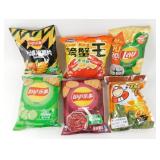 6 Bags Asian Snack Chips