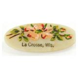 Vintage La Crosse Wisconsin Souvenir Brooch Pin