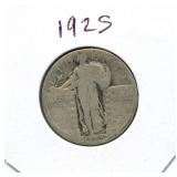 1925 Standing Liberty Silver Quarter
