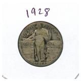 1928 Standing Liberty Silver Quarter