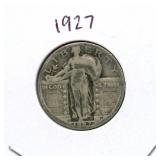 1927 Standing Liberty Silver Quarter