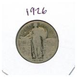 1926 Standing Liberty Silver Quarter