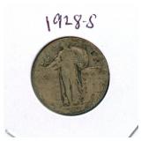 1928-S Standing Liberty Silver Quarter