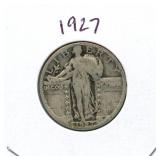 1927 Standing Liberty Silver Quarter