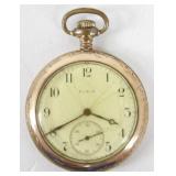 Elgin Pocket Watch - 15 Jewels, Runs Well
