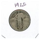 1925 Standing Liberty Silver Quarter