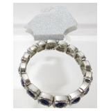 Bracelet with Dark Blue Gems
