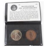 Mayflower 350th Anniversary Tokens Set
