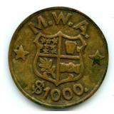 Modern Woodman of America Brazen Coin