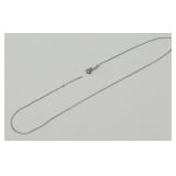 Sarah Coventry Sterling Silver Chain Necklace -