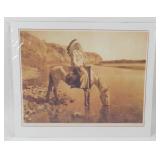 Print Ogallala by Edwards Curtis - 1910, Nice