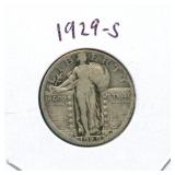 1929-S Standing Liberty Silver Quarter