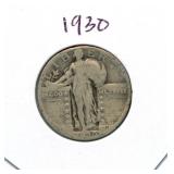 1930 Standing Liberty Silver Quarter