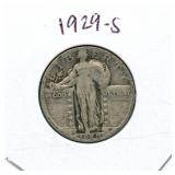 1929-S Standing Liberty Silver Quarter