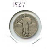 1927 Standing Liberty Silver Quarter